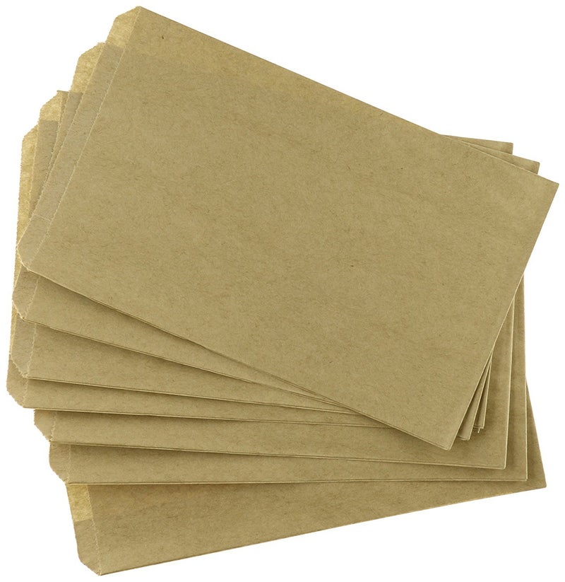 FlanicaUSA 200 pcs 5" X 7" Brown Kraft Paper Bags for Candy, Cookies, Doughnut, Crafts, Party favors, Sandwich, Jewelry, Merchandise, Gift bags - Image 1